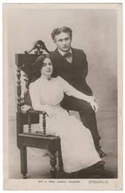 HOUDINI, Harry (Erik Weisz, 1874 – 1926). Mr. & Mrs. Harry ...