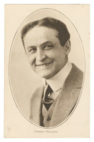HOUDINI, Harry (Erik Weisz, 1874 – 1926). Real Photo Portra...