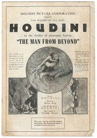 HOUDINI, Harry (Erik Weisz, 1874–1926). Man From Beyond Pre...