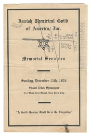 HOUDINI, Harry (Erik Weisz, 1874 – 1926). Jewish Theatrical...