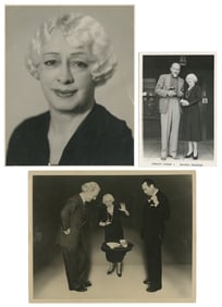 HOUDINI, Beatrice (1876 – 1943). Three Photographs of Beatr...