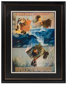 HOUDINI, Harry (Erik Weisz, 1874 – 1926). Houdini Overboard...