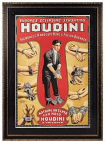 HOUDINI, Harry (Erik Weisz, 1874 – 1926). Europe’s Eclipsin...