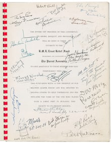 [AUTOGRAPHS - MAGICIANS] Autographed SAM 1939 National Conf...