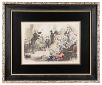 [HOFFMANN] The Christmas Conjuror. [London, 1877]. Engraved...