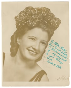 O’DELL, Dell (Odella Newton, 1902 – 62). Inscribed and Sign...