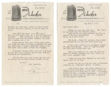 OKITO (Tobias Bamberg, 1884 – 1963). TLS from Okito to John...