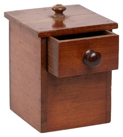 Davenport Cabinet. Circa 1900. Small mahogany cabinet with ...