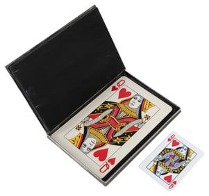 Giant Roterberg Card Box. Circa 1920. Oversize version of t...