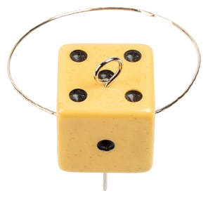 Enchanted Ring. Florida: Paul Diamond, 1970s. A brass bangl...