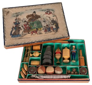 [MAGIC SET] Jeu d’Escamotage. Paris: Camus [?], 1880s. Exqu...