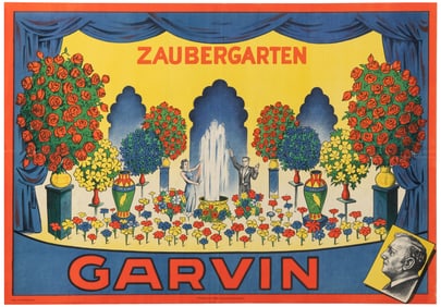 GARVIN (Schweizer Franz). Two Magic Posters. Gera: Gerth an...