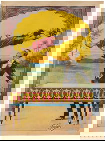 [LEVITATION] Magician’s Levitation Stock Poster. Paris: Lou...