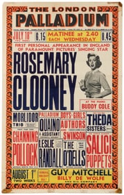 POLLOCK, Channing (1926 – 2006). London Palladium Playbill....