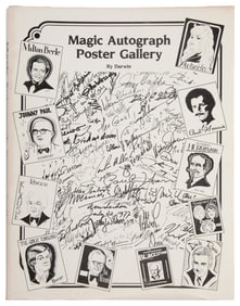 DARWIN, Gary (d. 2019). Magic Autograph Poster Gallery. [La...