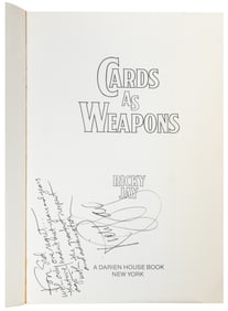 JAY, Ricky (1946 – 2018). Cards as Weapons. New York: Darie...