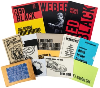 WEBER, Michael (b. 1961). Large Group of Pamphlets and Lect...