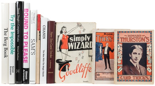 [MAGIC – CARD TRICKS] Group of Nearly 25 Books on Card Tric...