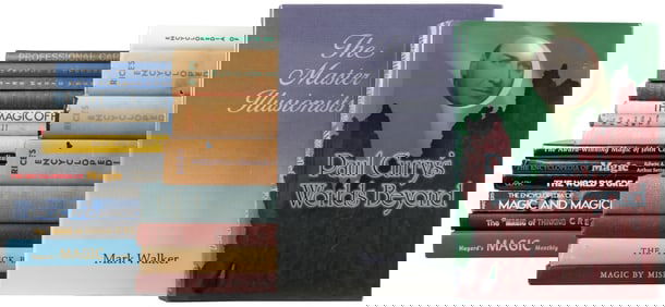 [MAGIC – INSTRUCTIONAL] Group of Nearly 30 Books on Magic T...