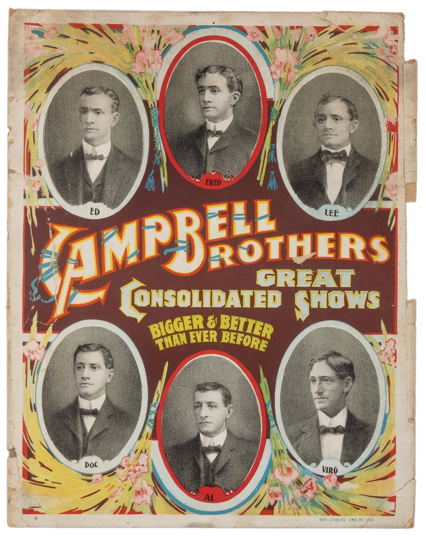 Campbell Brothers Great Consolidated Shows.