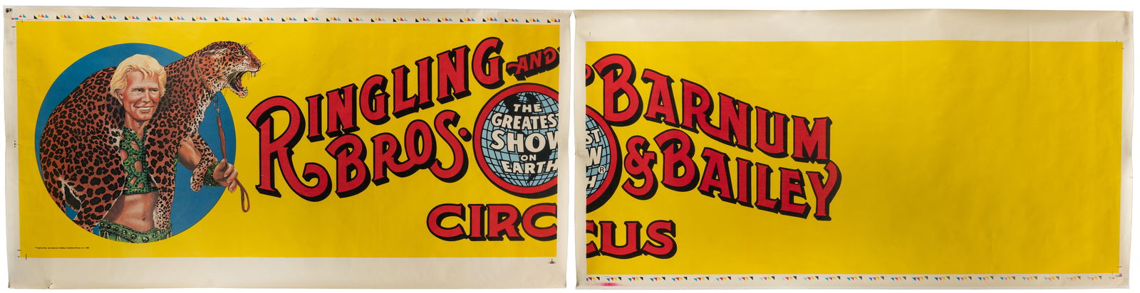 Ringling Bros. and Barnum & Bailey Banner Poster. 1985. Pos... (1 of 2)