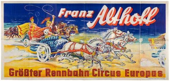 Franz Althoff / Grösster Rennbahn-Circus Europas. Berlin: P...