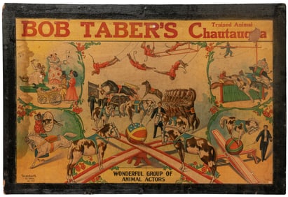 Bob Taber’s Trained Animal Chautauqua / Wonderful Group of ...