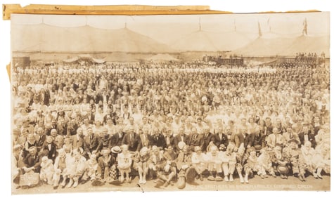 KELTY, Edward J. Two circus panoramic photographs. Includin...