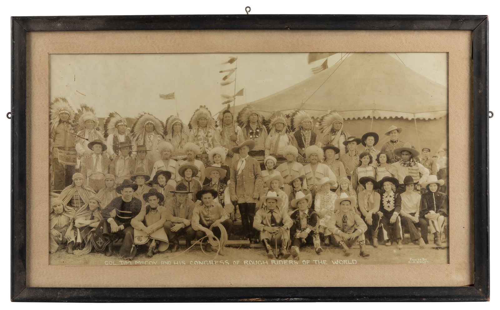 KELTY, Edward J. (1888-1967). Col. Tim McCoy and His Rough ... (1 of 1)