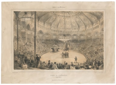 Trio of Circus Ephemera. Including: Grand Circus “Union” Fl...