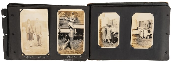 Ringling Bros. and Barnum & Bailey 1928 snapshot album. Scr...