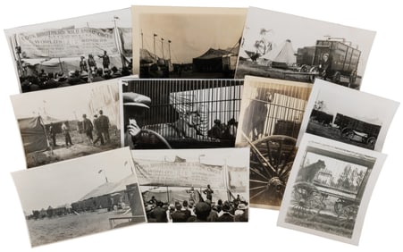 Large Group of Nearly 200 Snapshots or Postcards of Various...