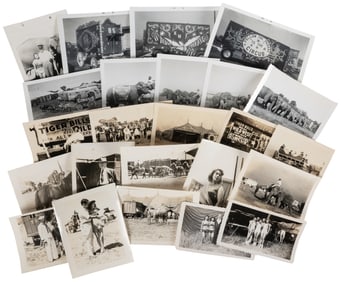 Large Group of Nearly 200 Snapshots or Postcards of Various...