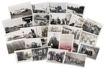 Large Group of Nearly 200 Snapshots or Postcards of Various...