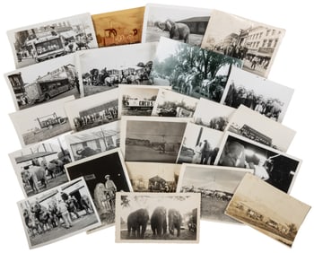Large Group of Nearly 180 Snapshots or Postcards of Various...