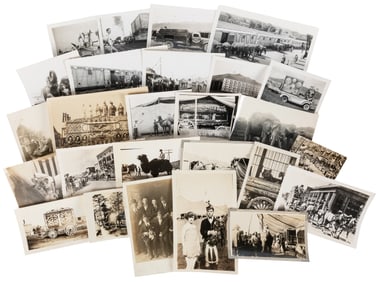Large Group of Nearly 180 Snapshots or Postcards of Various...