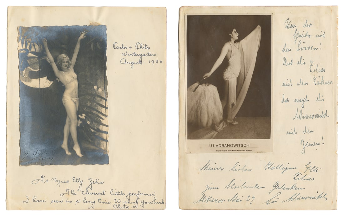 [SCRAPBOOK]. Disbound Leaves of an Early German Circus Scra... (1 of 5)