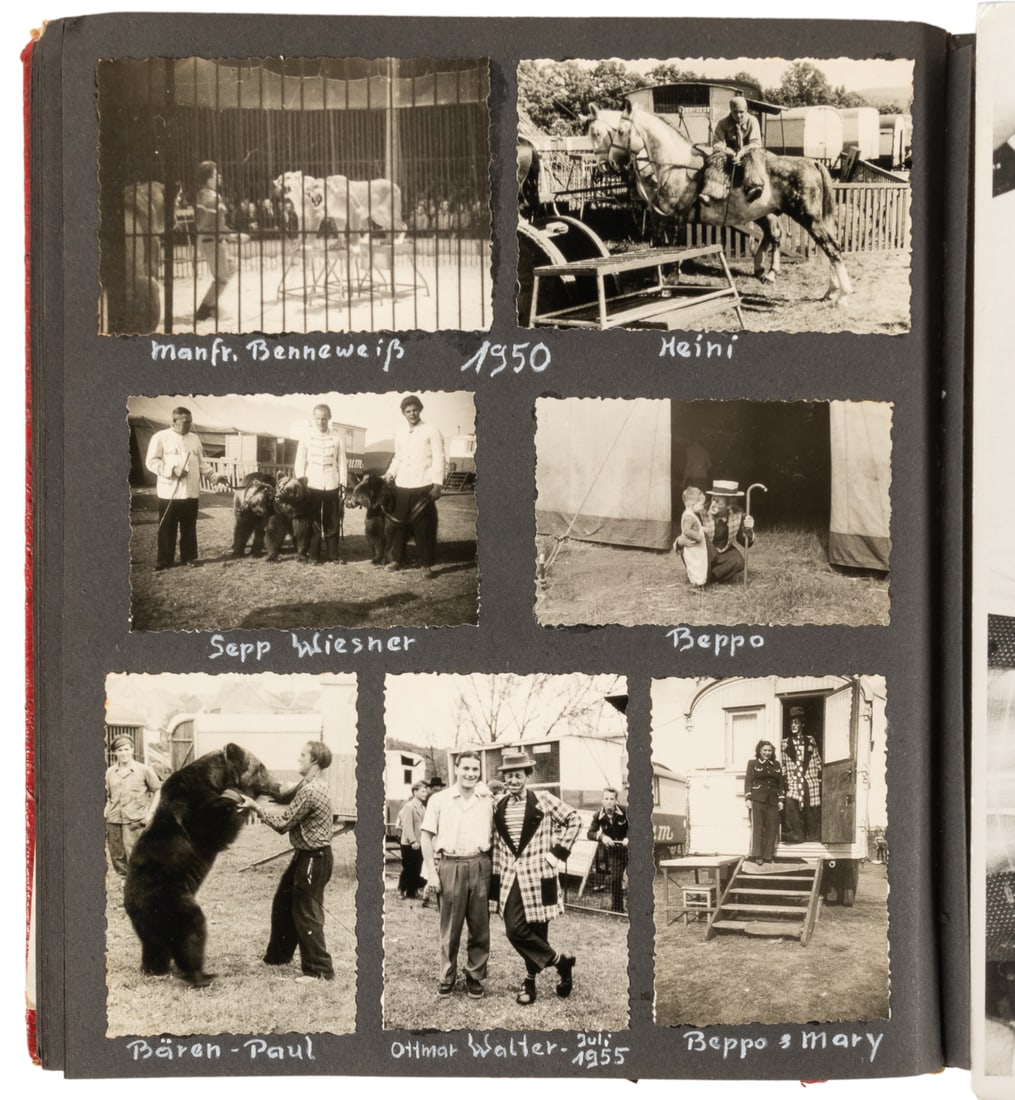 [WALLENDA, Beppo and Mary]. Photo Album of Nearly 150 Snaps... (1 of 4)