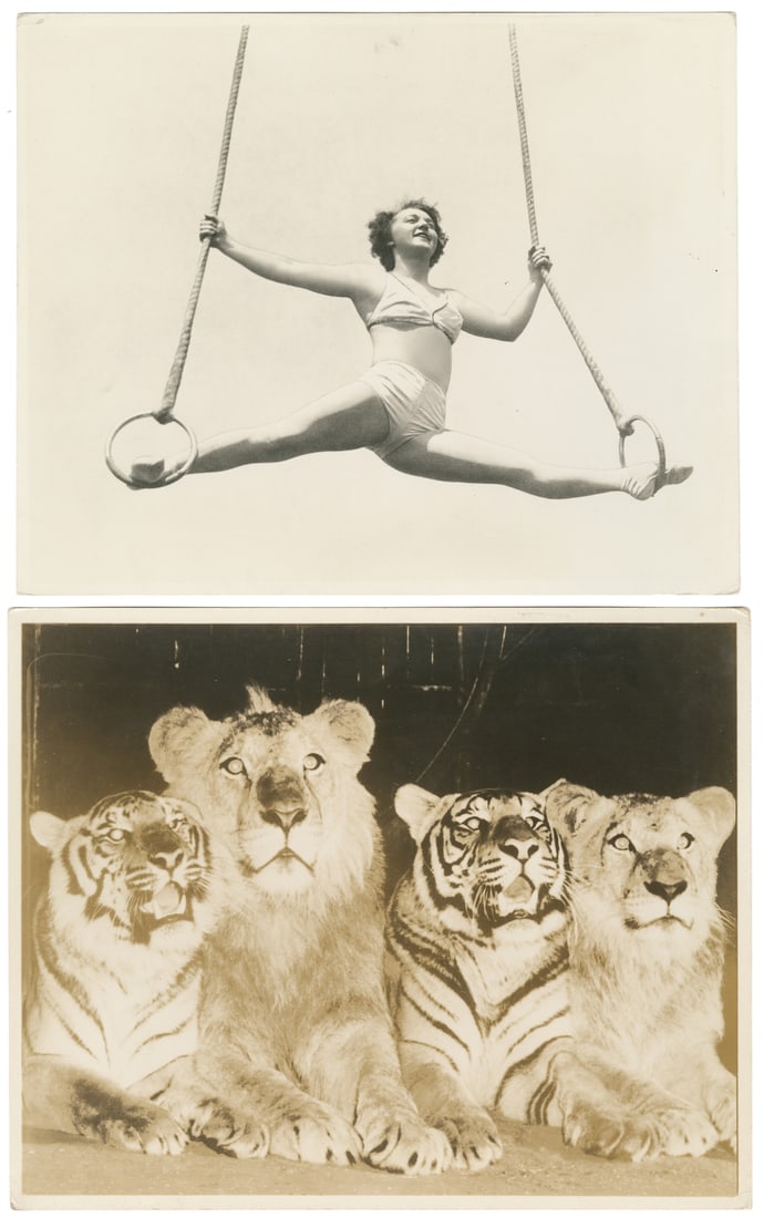 Seven Circus Photographs by H.A. Atwell. Seven photographs... (1 of 4)