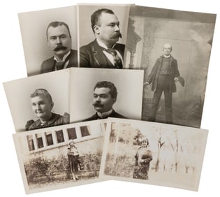 Collection of Ringling Family Photographs. Thirteen black a...