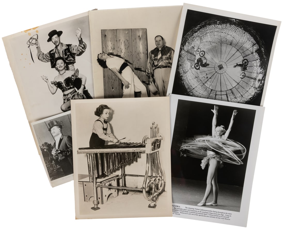 Specialty Circus Act Photos and Ephemera. Group of photos, ... (1 of 1)