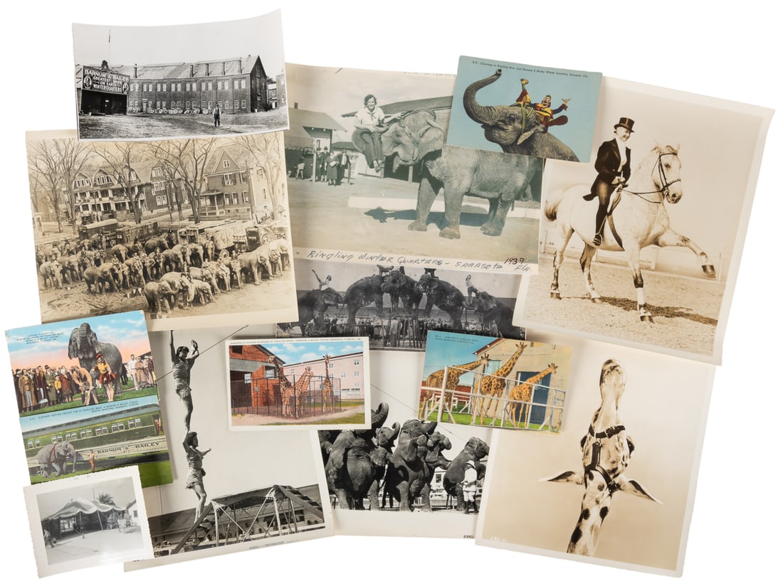 [CIRCUS -- WINTER QUARTERS]. Group of Nearly 30 Photos of W... (1 of 1)
