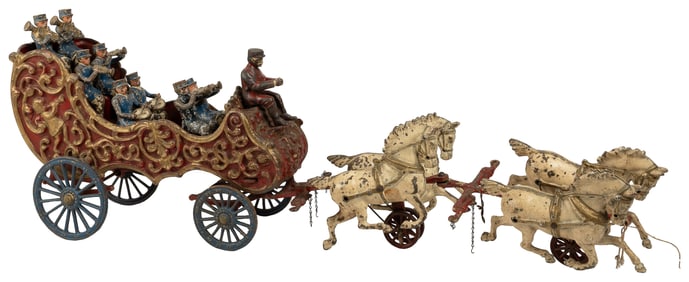 Hubley Royal Circus Band Wagon. Early 20th century. Cast ir...