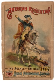 Adam Forepaugh Shows. The American Revolution. Buffalo: Cou...