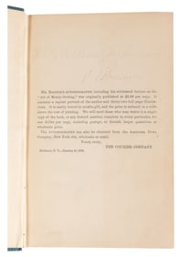 BARNUM, P.T. Struggles and Triumphs; or Forty Years’ Recoll...