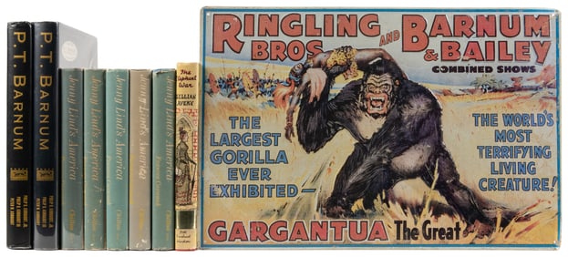 BARNUM, P.T. Group of 7 volumes by Barnum. Including: The B...