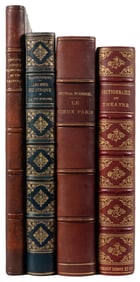 [BINDINGS]. Group of 4 circus and theater volumes. Includin...