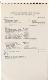 [FINANCIAL REPORT]. Ringling Bros. – Barnum & Bailey Combin...