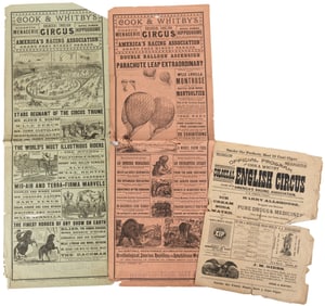 Cook & Whitby’s Colossal English Circus. Two heralds and a ...