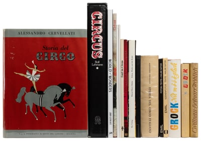 [CIRCUS]. Collection of approximately 50 books. Mid-late 20...